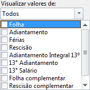 Visualizar valores de