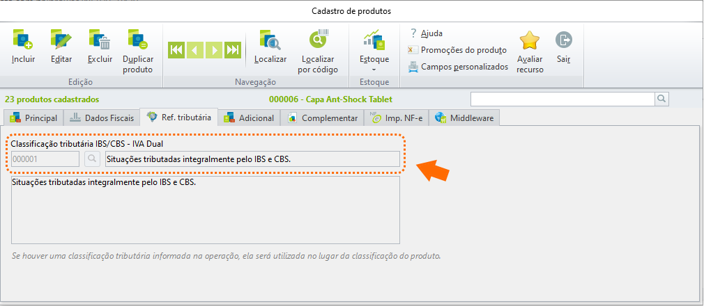 Cadastro de Produtos do Shop_Reforma Tributária.png